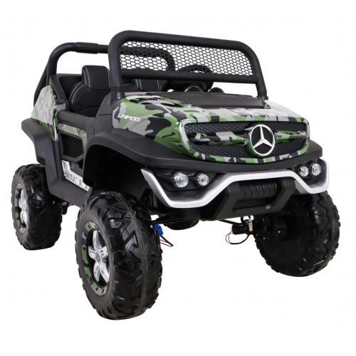 Mercedes Unimog Auto na akumulator 4x4 dwuosobowy Moro